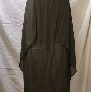 Monteau layered black skirt